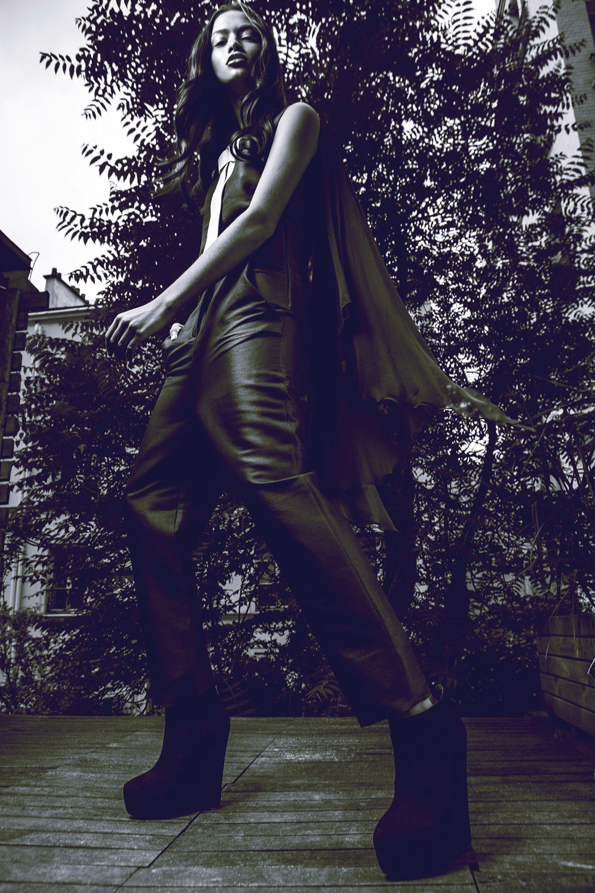 shanina shaik fashion editorial editorial magazine factice victorias secret model Female Model dhalia cover