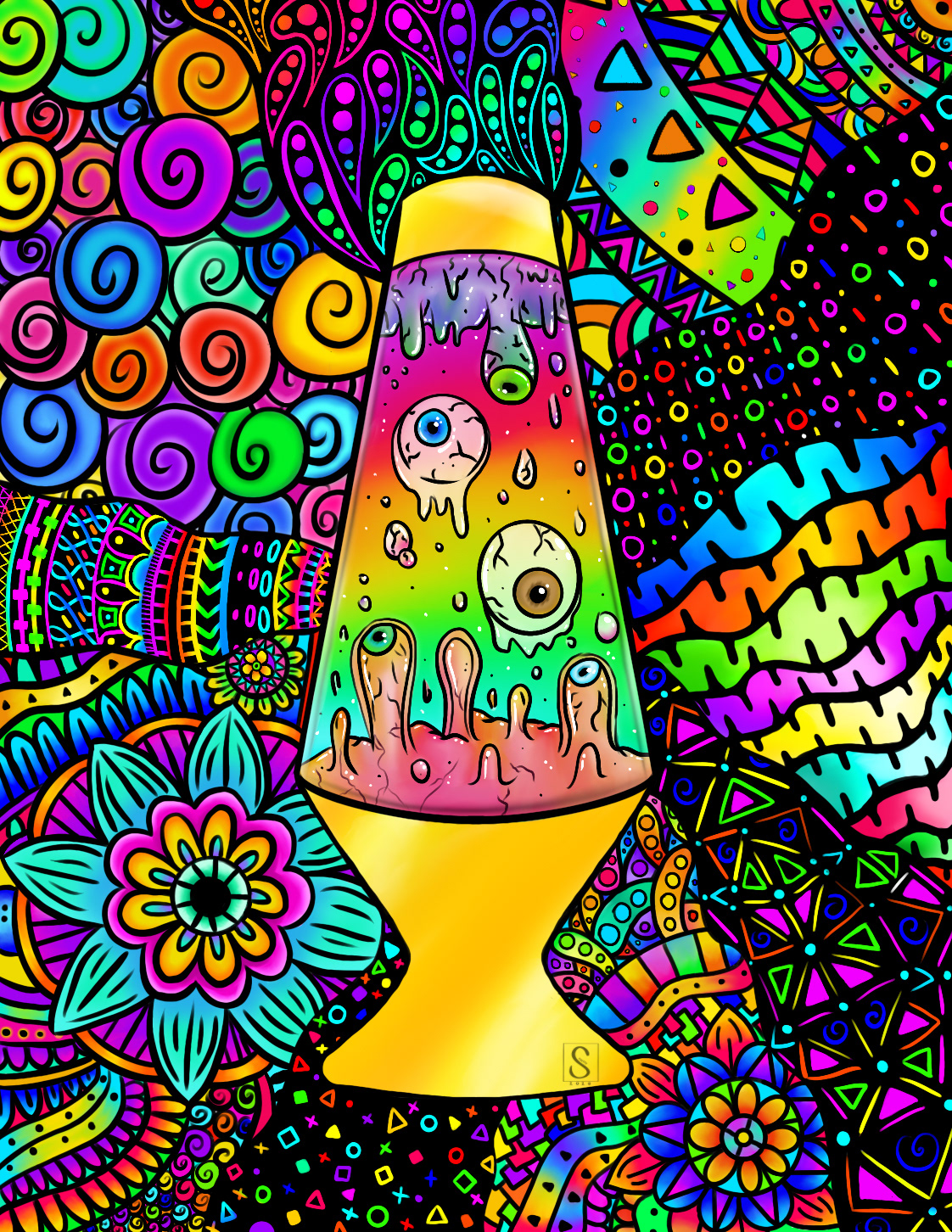 artist artwork cartoon colorful cute Digital Art  doodle Fun Streamer