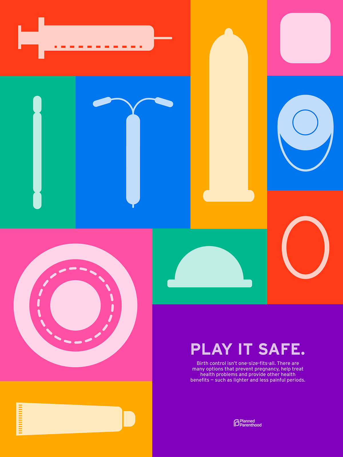 birth control campaign Editorial Illustration KU Design planned parenthood poster
