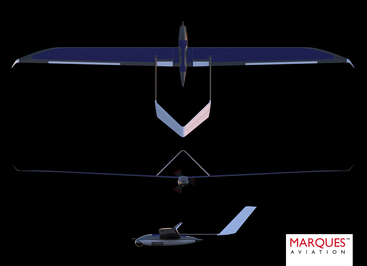 solar uav surveilance multi purpose unmanned Aircraft Aerodynamics hale