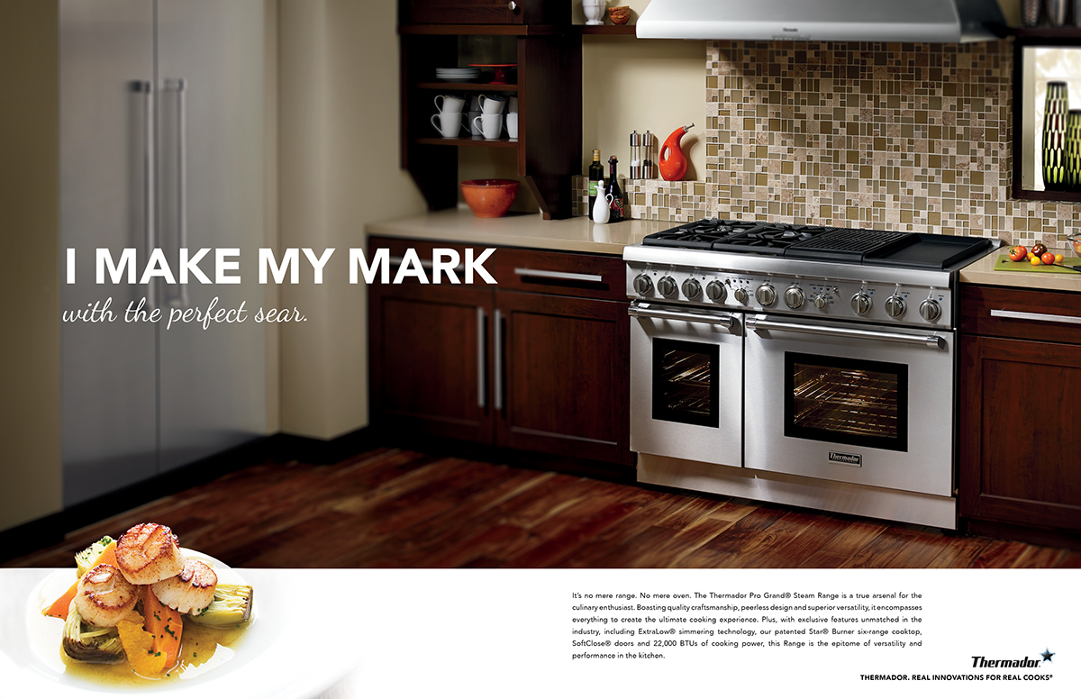 thermador spread ads ad campaign print advertising