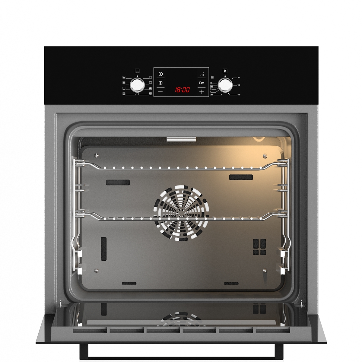 3dsmax vray Bosch black kitchen built-in CGI Render