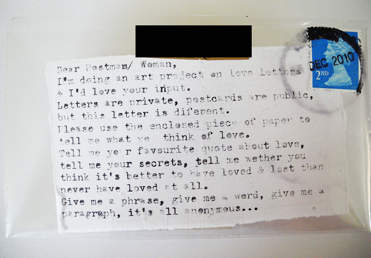envelopes strangers interaction Love postal system Royal Mail