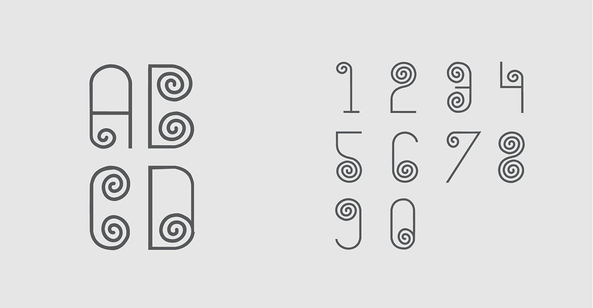 font illyria Albania type Typeface letters alphabet Ancient fontdesign typo