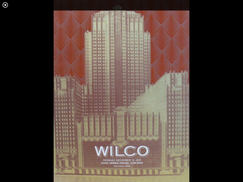wilco INCREDIBLE SHRINKING tour poster art