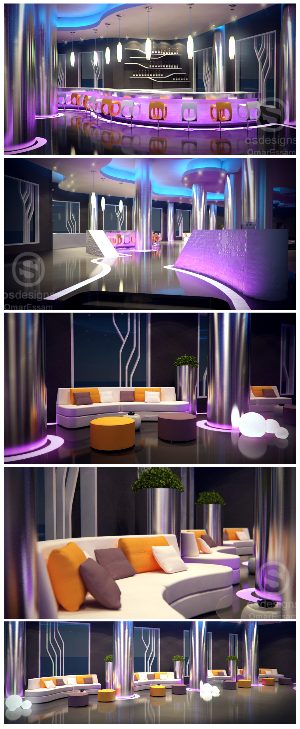 movenpick hotel cinema4d vray 3D visualization Interior Lobby lounge room hotel room bathroom nightclub restaurant cairo omar essam os designs