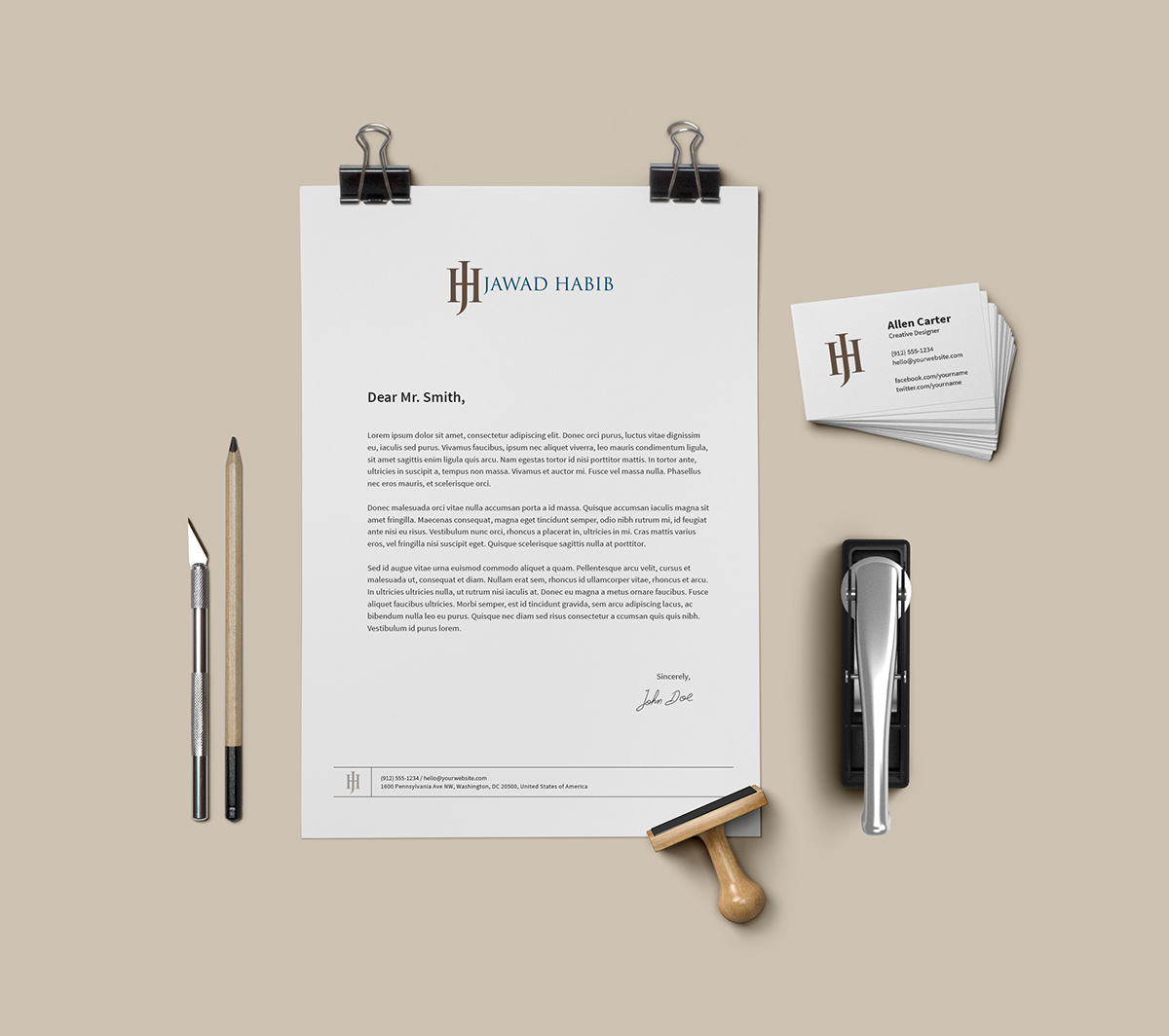 design logo coporate professional services stationary identity