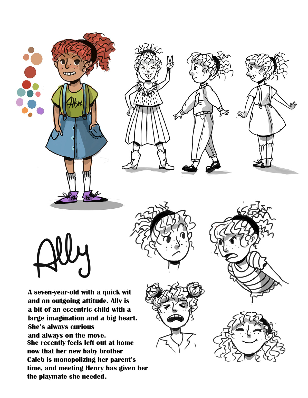 character sheets turnaround concept art Visual Development storytelling   sequential