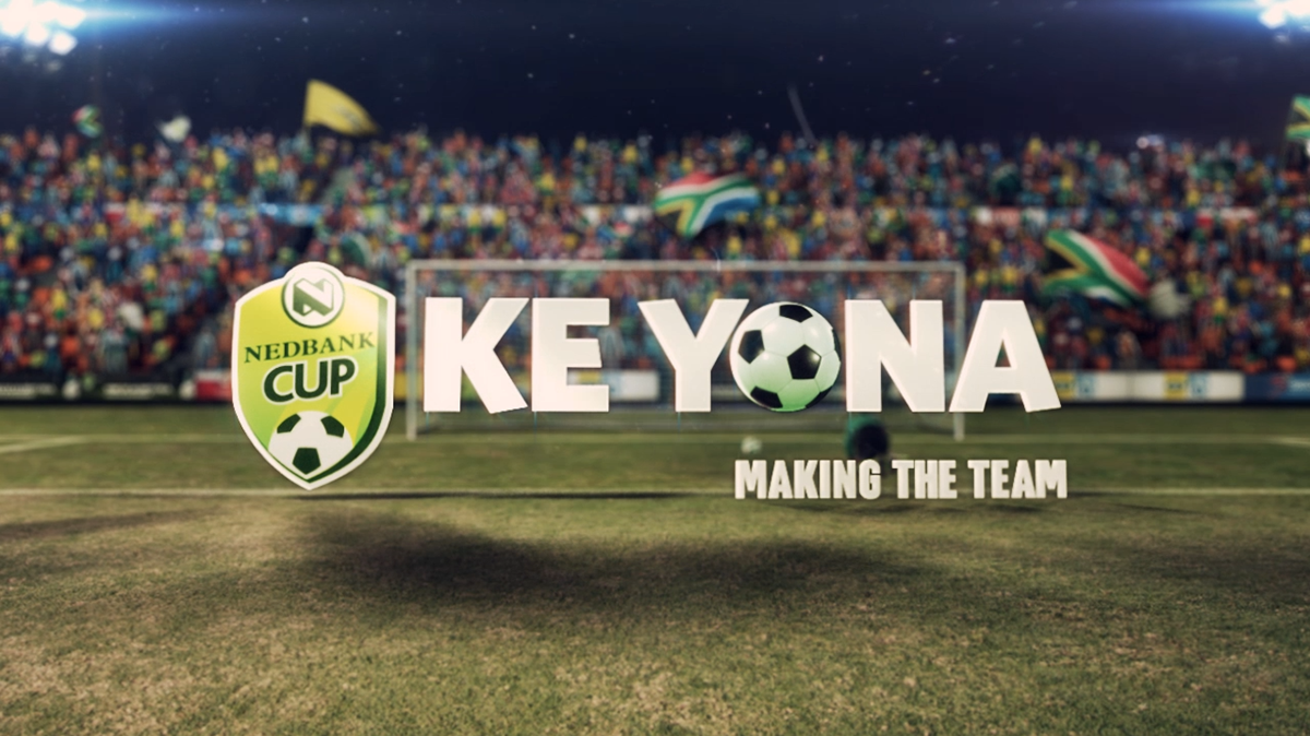 soccer ke yona Nedbank logo Logo build bumper crowd stadium ball