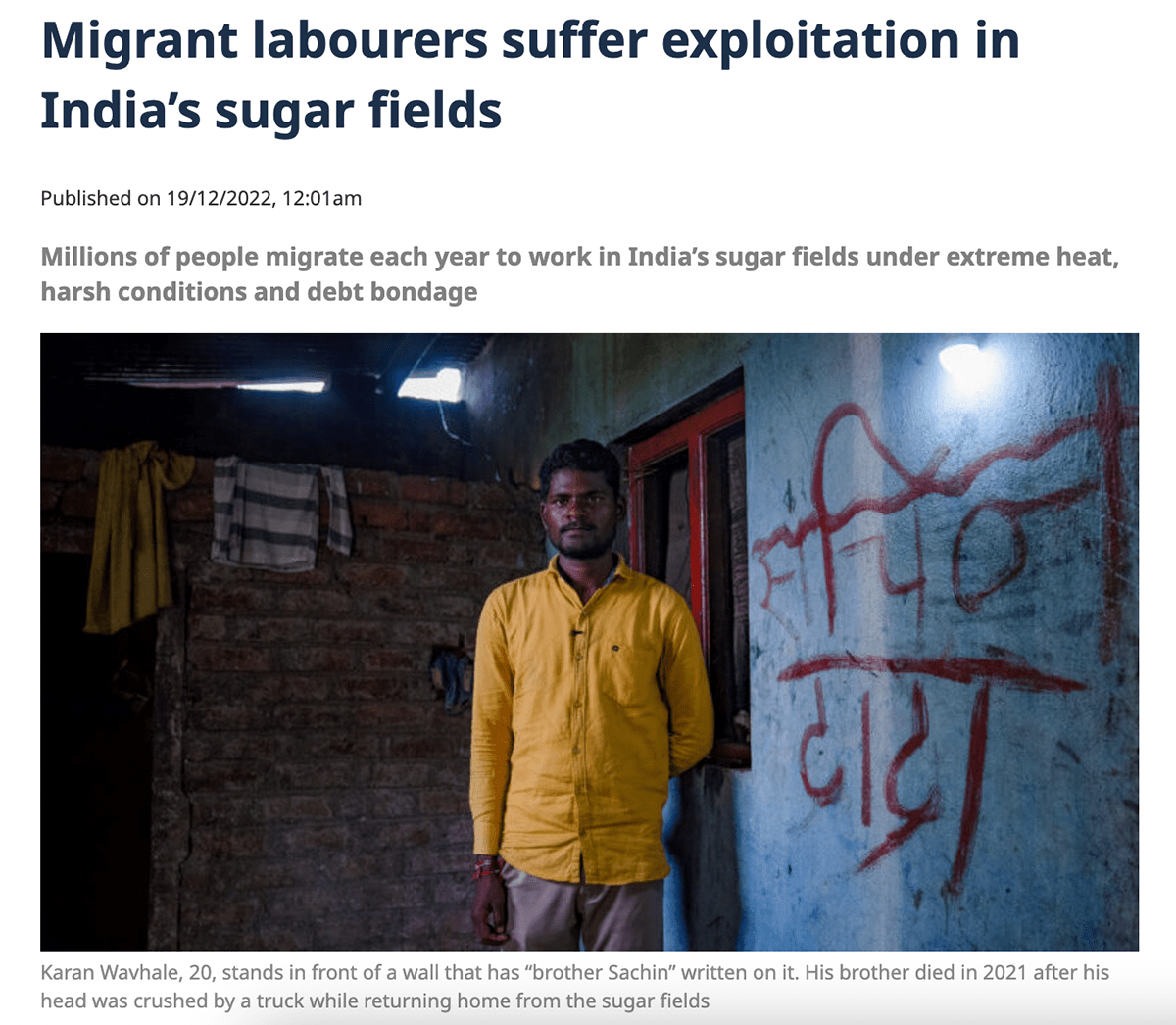 climate change exploitation farmers Labourers migration pulitzer center Sexual Abuse Sugarcane