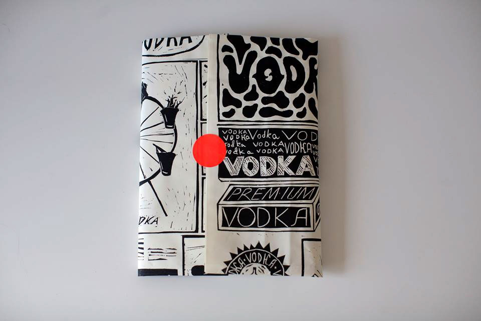 storytelling   graphic story linocut Vodka Seventeen Autobiography