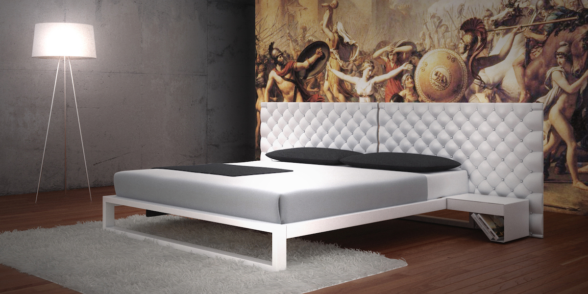 Adobe Portfolio furniture equipamiento mobiliario diseño bed Cama modern minimal Dormitorio bedroom