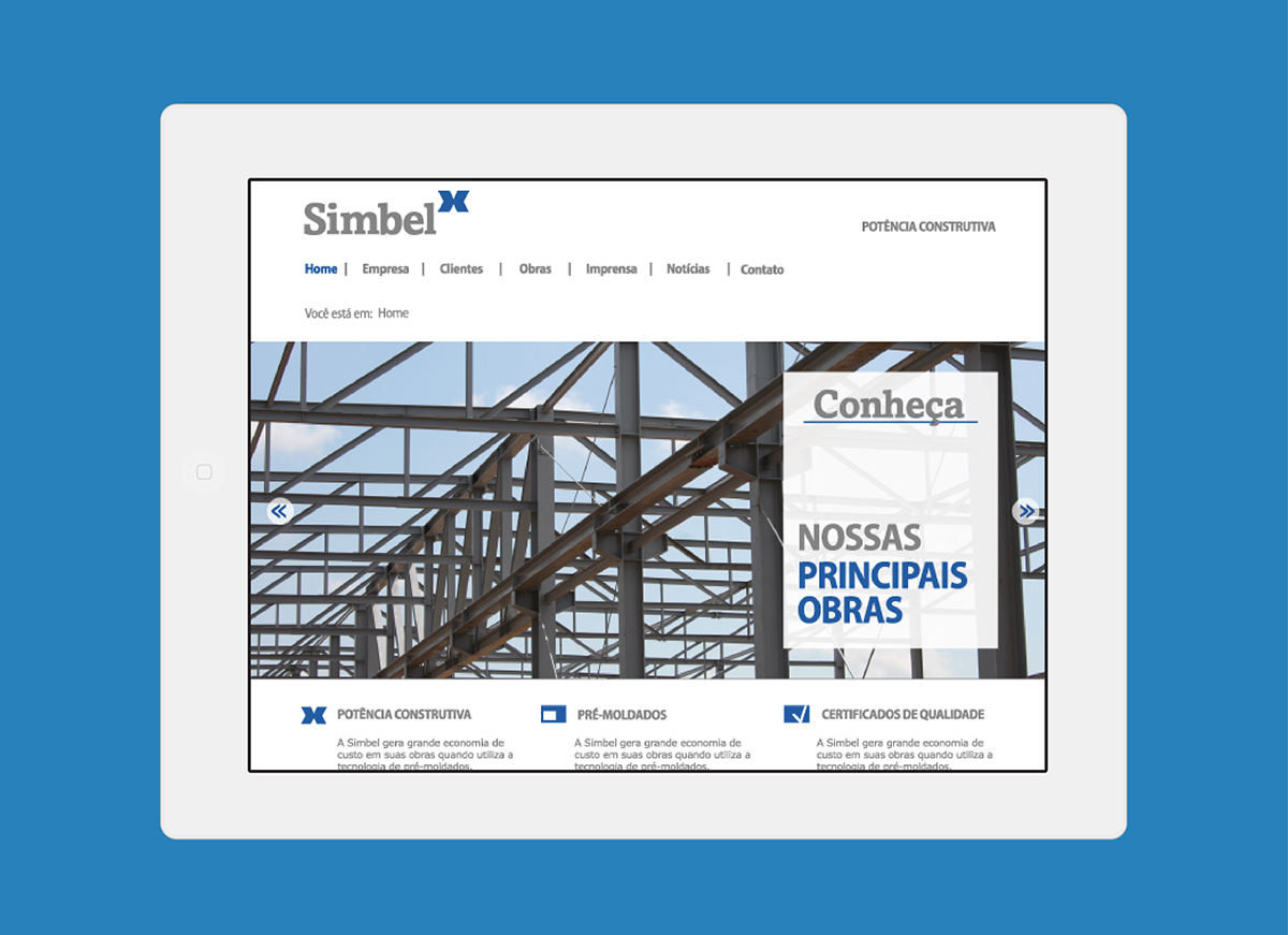 design redesign Simbel Website