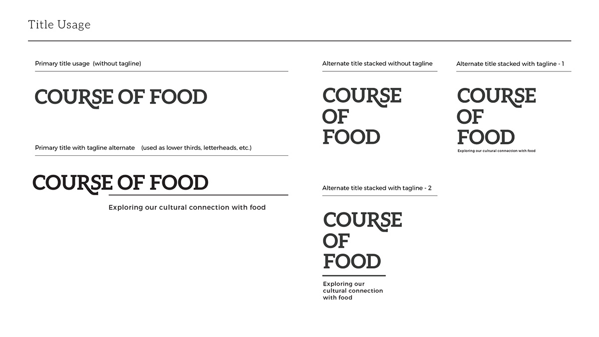 Course of Food Independent film brand logo