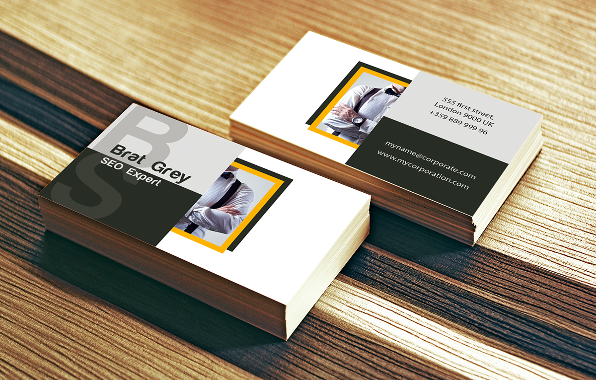 business card template creative design graphic modern awesome