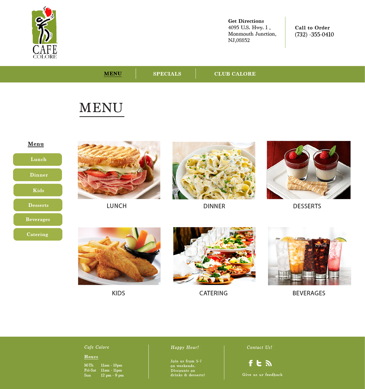 design Web Food 