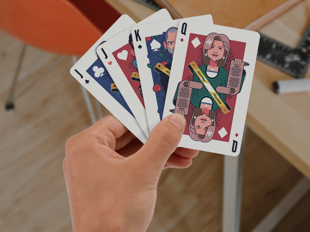 Playing Cards Character Steve Jobs evan spiegel jack dorsey Arianna Huffington Kickstarter