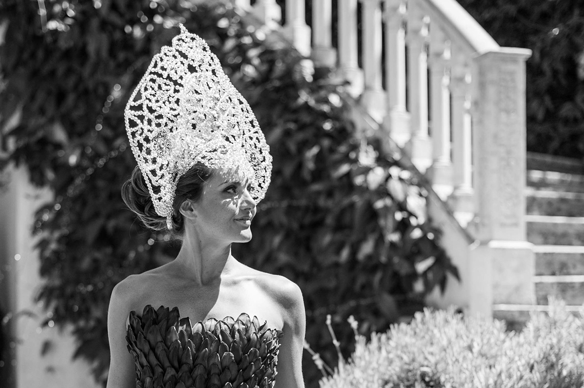 dress flower tridvornova art fashion design beauty portrait girl model Monaco cote d'azur flower drss Nikon Nature garden