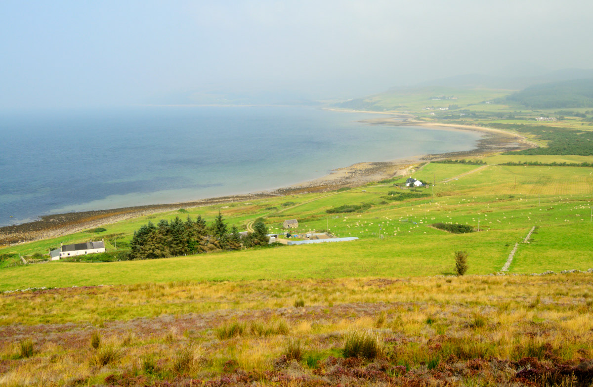 scotland isle of Arran Isle Island Coast kintyre Ailsa Craig Pladda pebbles stones woods beach machrie shiskine