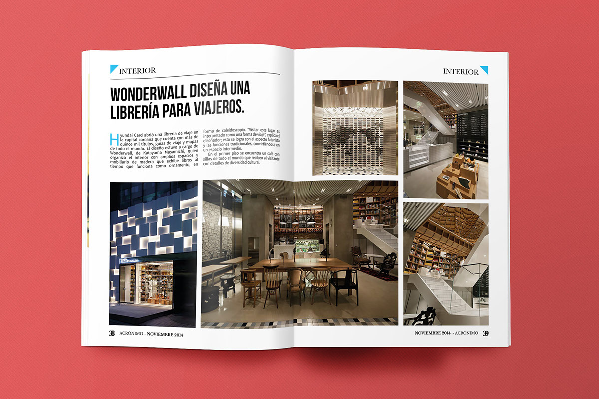 design magazine magazine acronimo revista