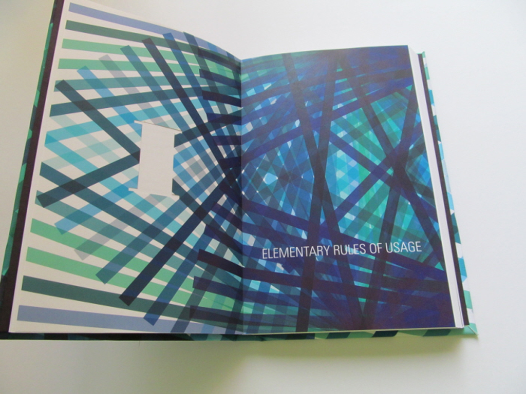 design book design Elements Of Style laser cutting pattern