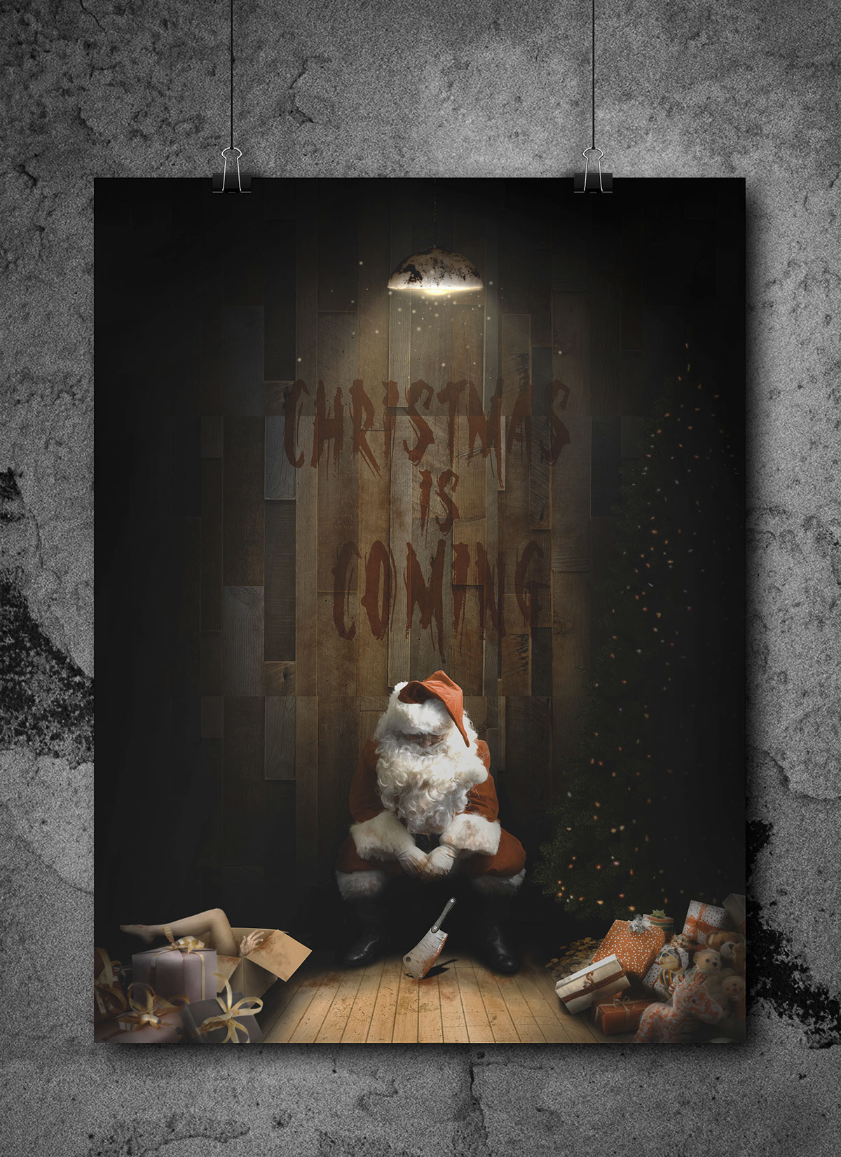 #santachlause #christmas #child #horror   #psycho #dead #gift #kids  