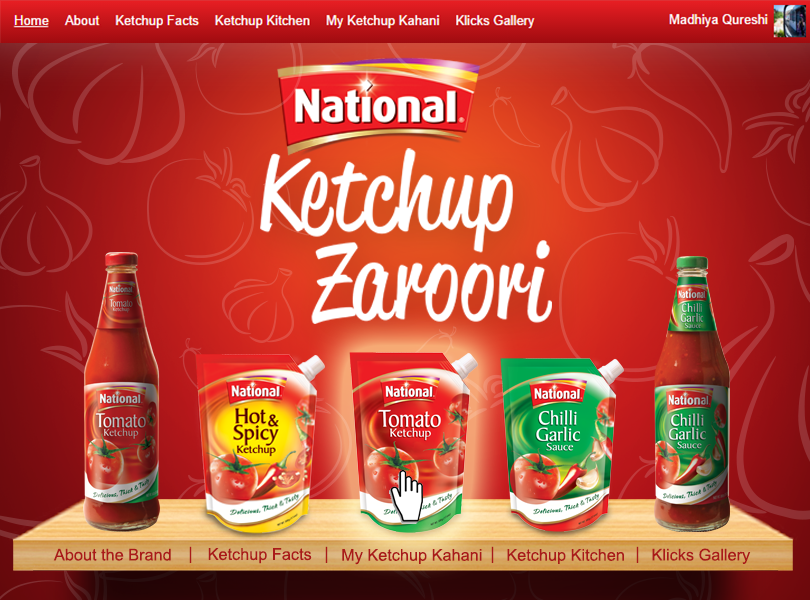 National Foods National Ketchup ketchup application facebook contest