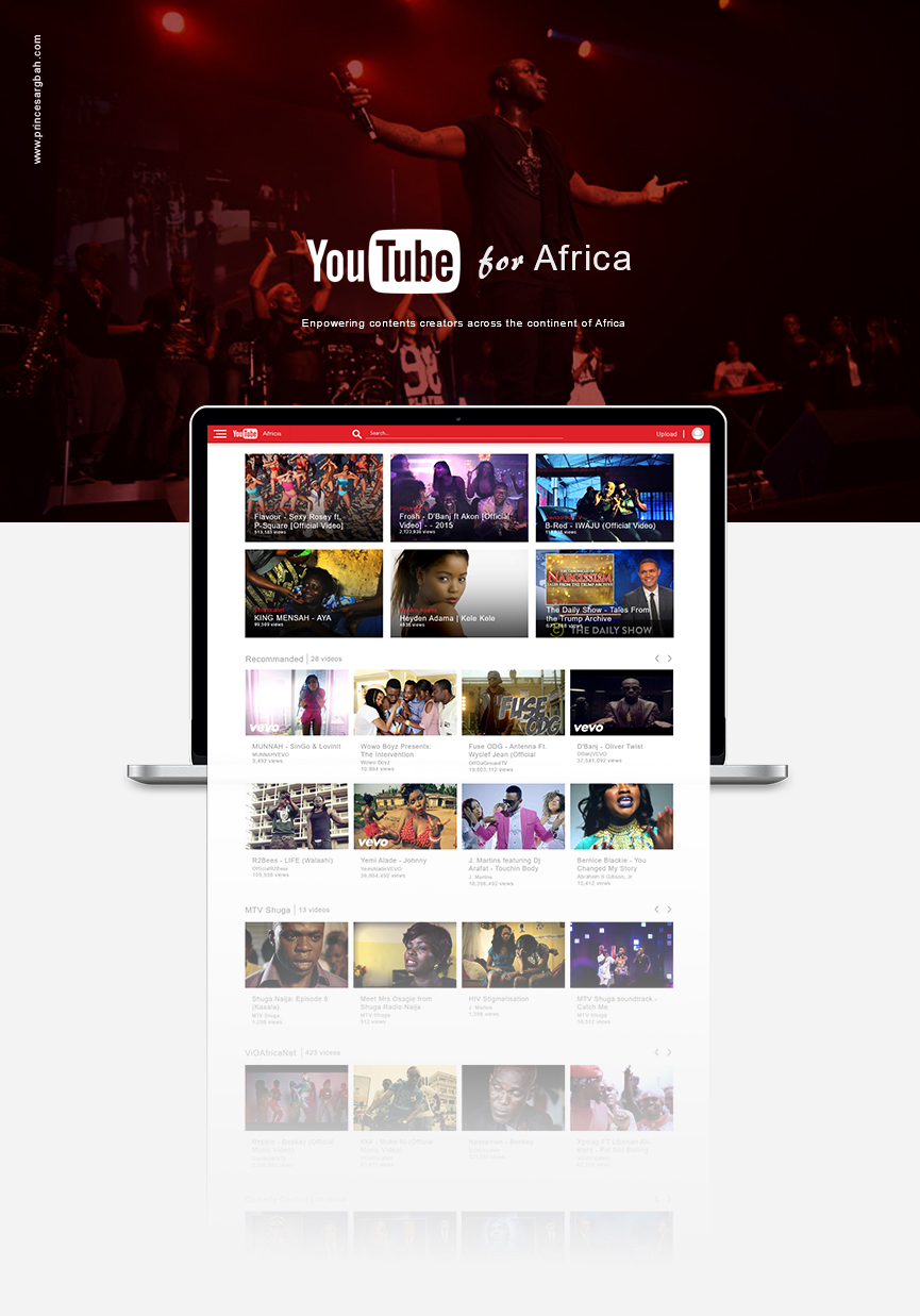 youtube redesign ui design youtube concept  concept design UX design wireframe photoshop webpage