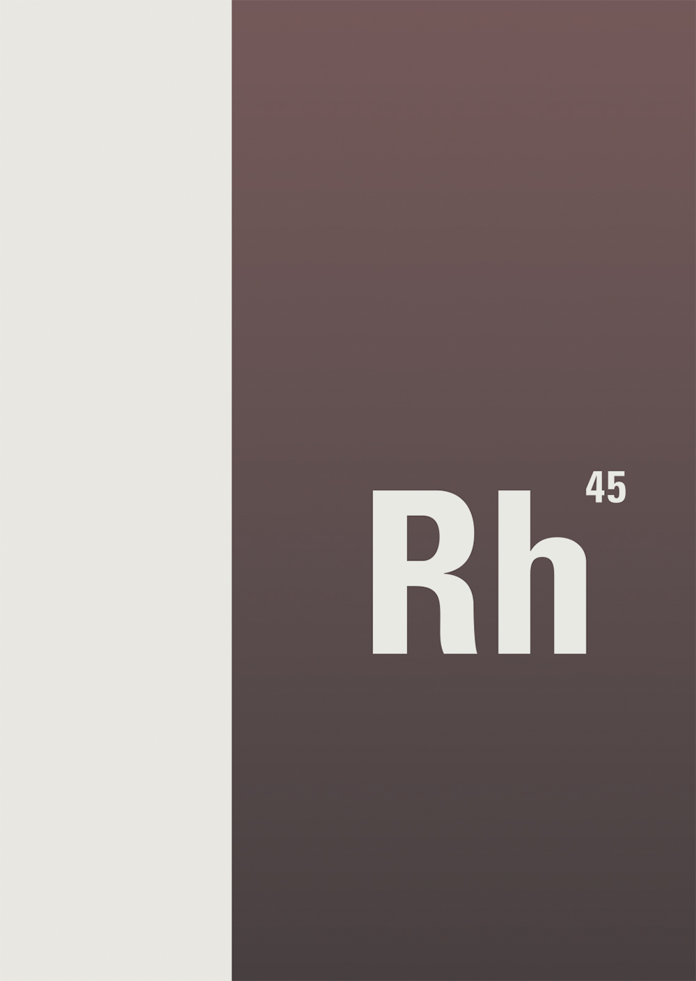 rain water harvesting IRHA type gradient Rhodium element poster reflectivity mirror