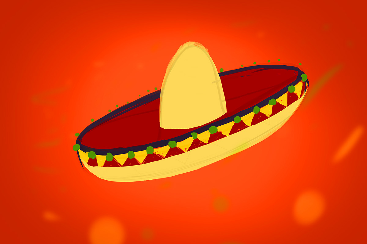 sombrero mariachi mexico key visual Outdoor OOH Creative Design ads