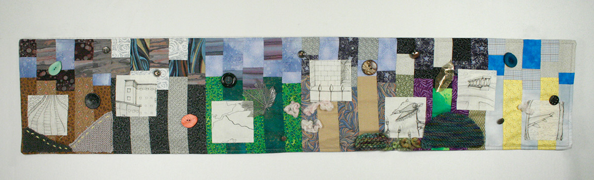 quilt quilting Textiles knitting found art mixed media