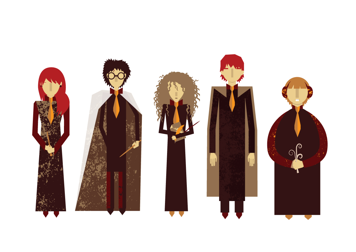 Harry Potter Infographic : The Hogwarts Houses on Behance