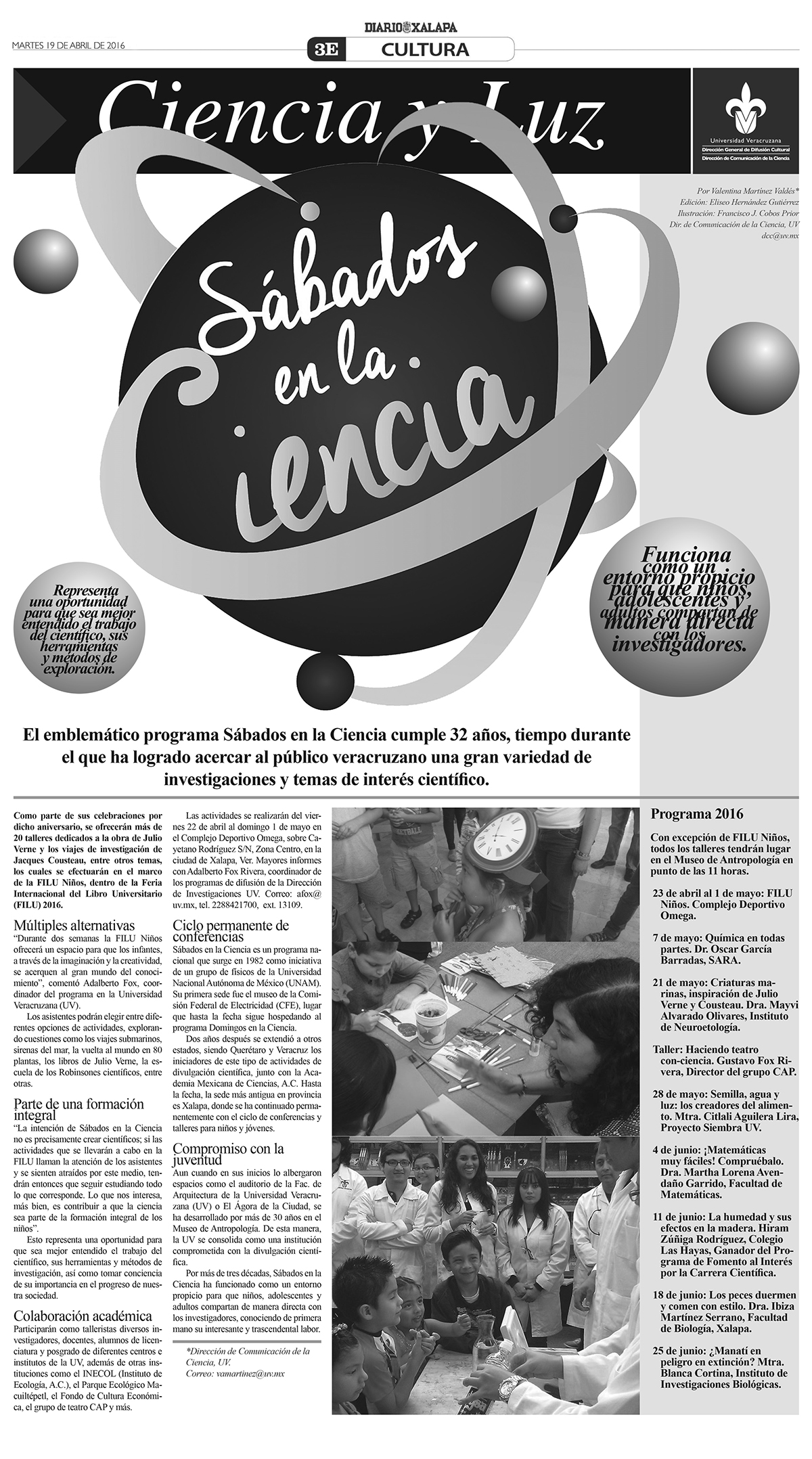 Diseño editorial diseño gráfico divulgación de la ciencia divulgacion cientifica Periodismo veracruz mexico xalapa