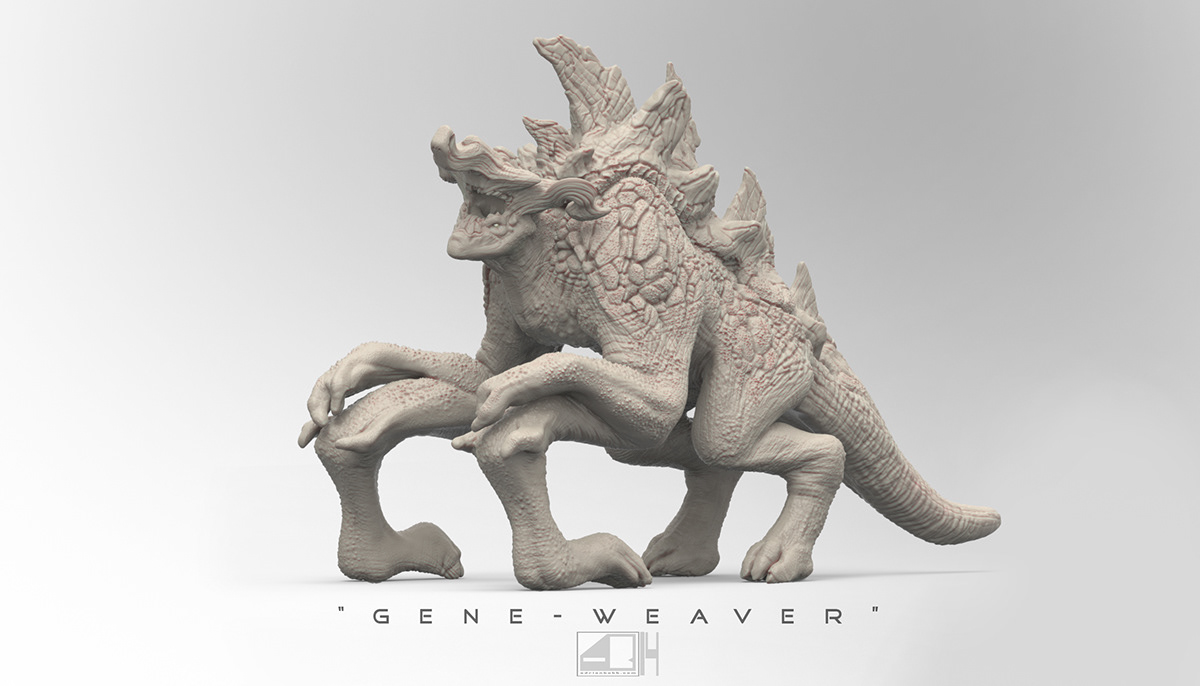 concept art Creature Design modelling 2D 3D z-sculpt monster alien science-fiction creatures fantasy