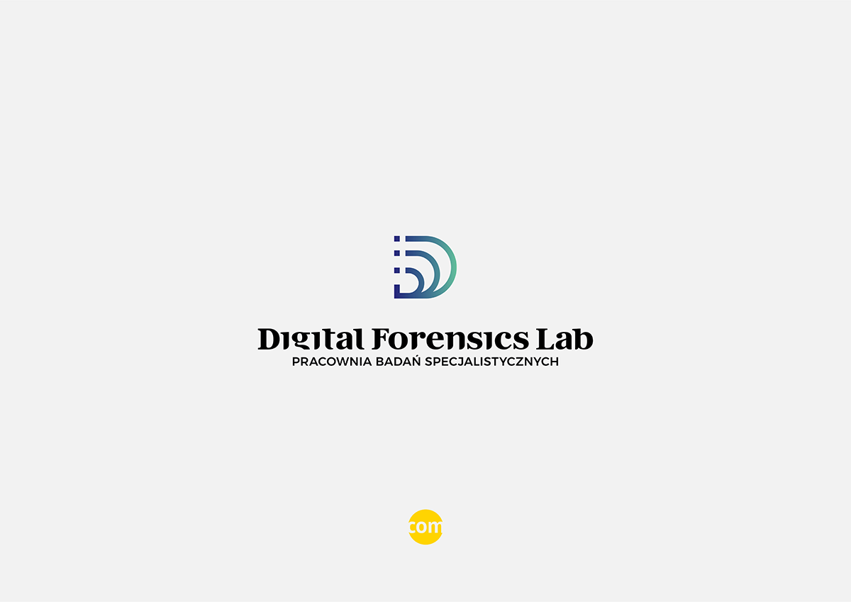 digital forensic lab logo identity design branding 