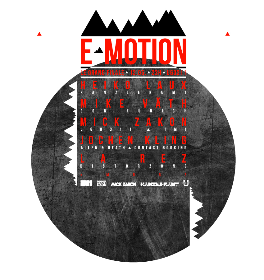 e-motion  poster design