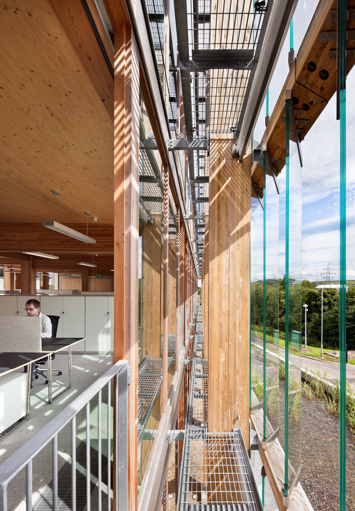 timber building wood building Low Energy Building green building Sustainable Design Environmental Management incubator building Laboratory building research building Public Architecture