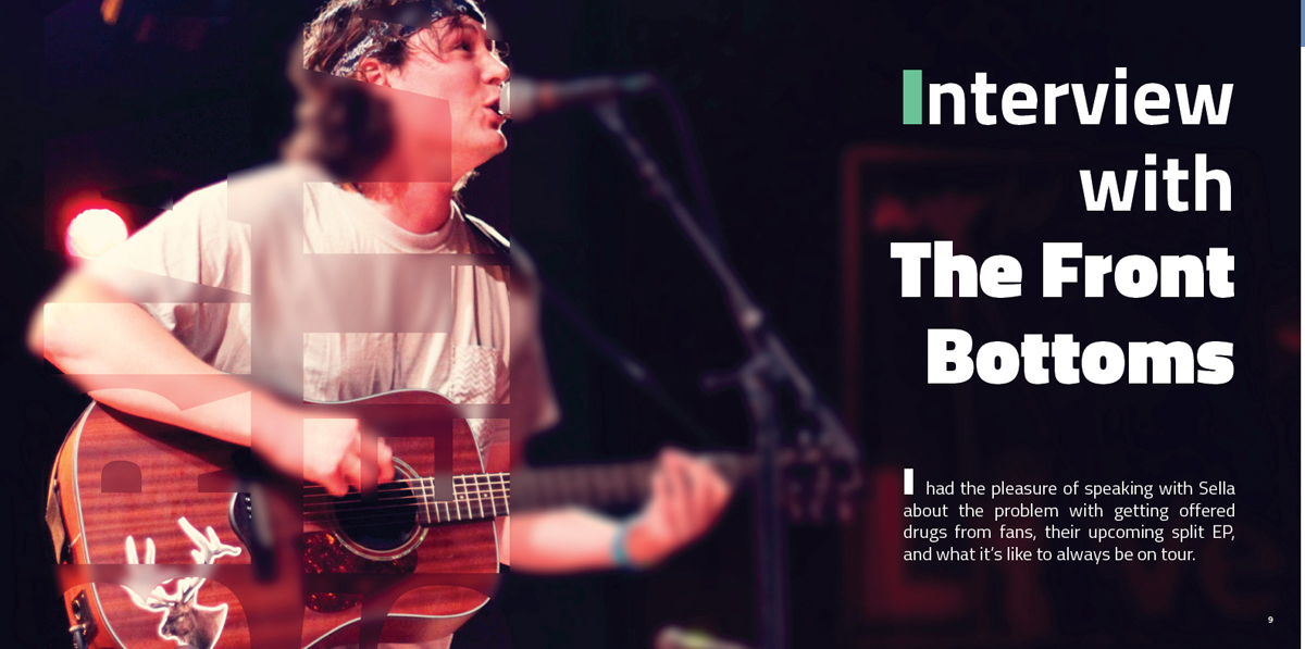 Music magazine indie alternative Independent front bottoms courtney barnett