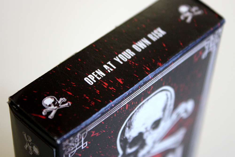 Adobe Portfolio Karnival death heads bicycle deck game deck design cards skulls death dead bbm
