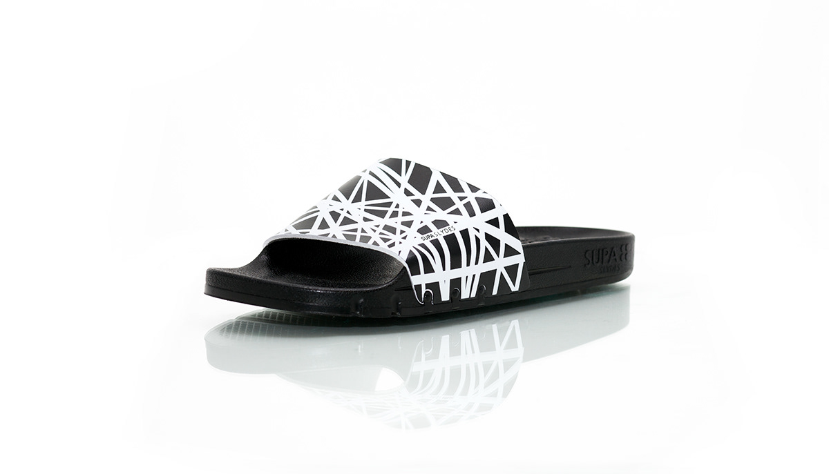 SUPA Slydes Sandals comfort lifestyle camo Pop Art design