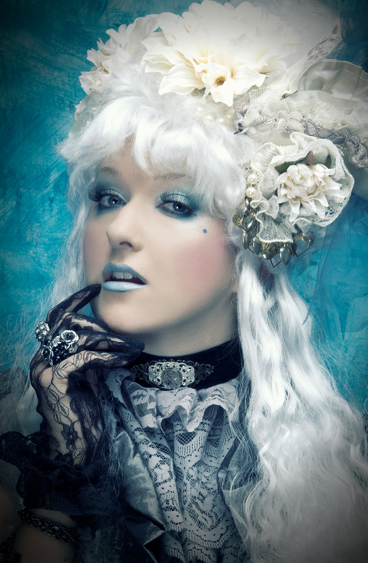 wigs makeup glamour fantasy chic lipstick Style Rennaissance