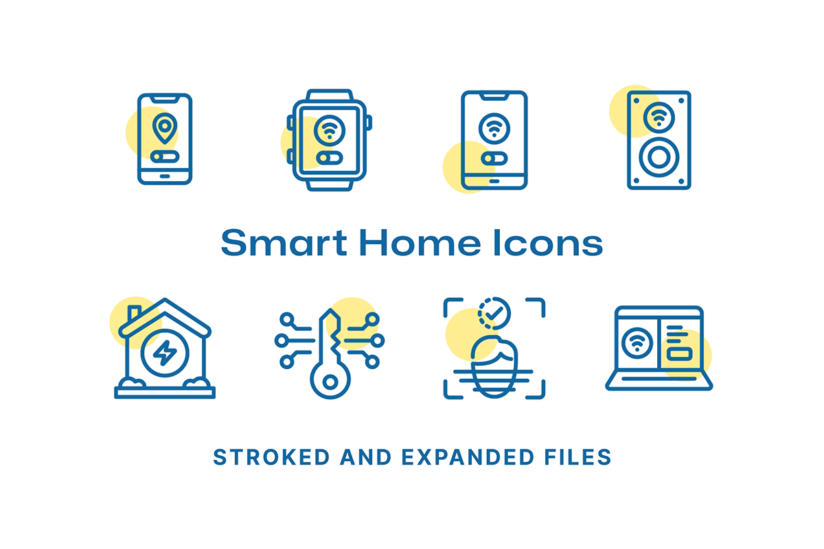 72 Smart Home Icons