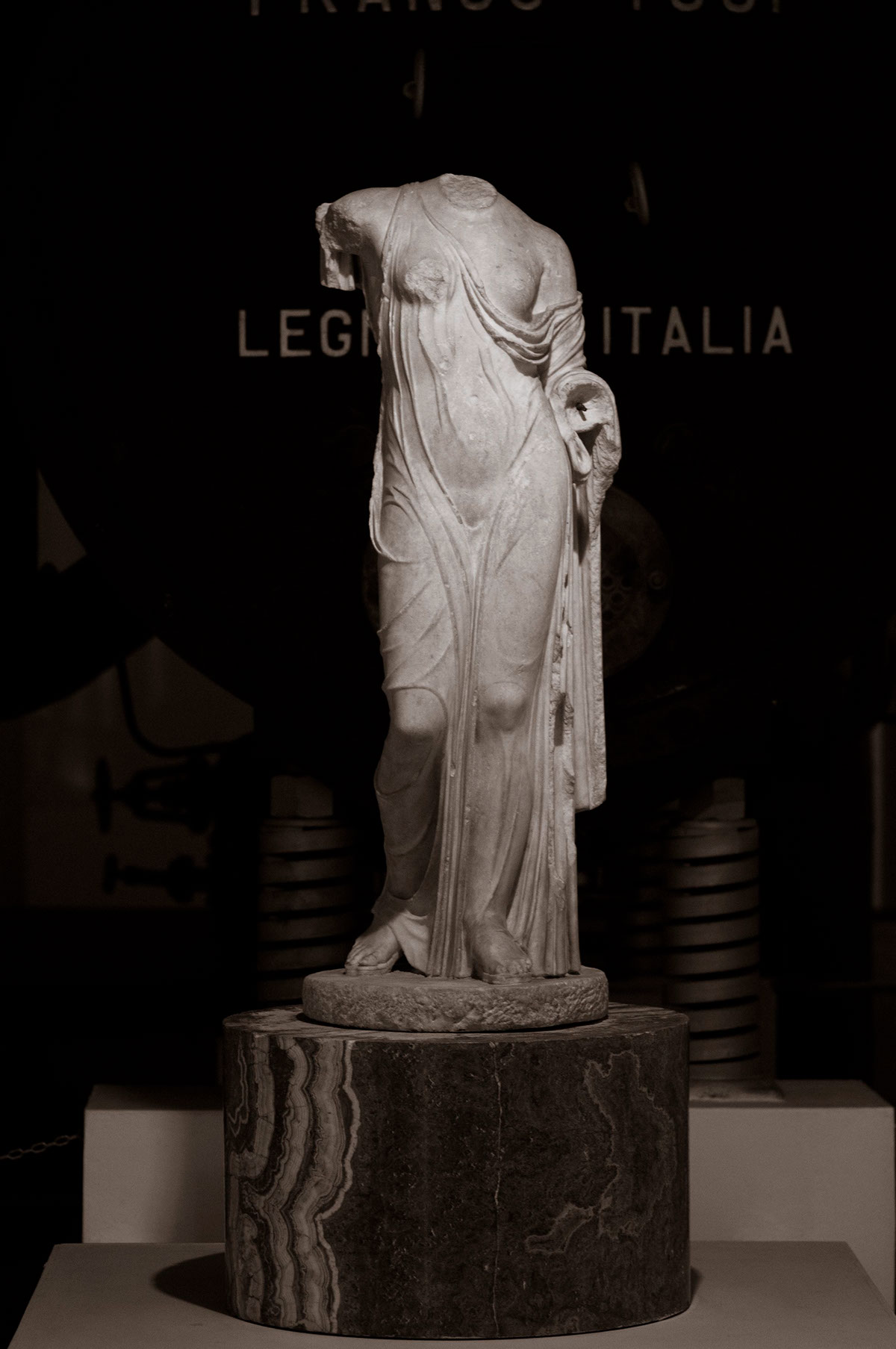 Rome artwork sculpture Centrale Montemartini Musei Capitolini fine art photo project roman classic sculpture