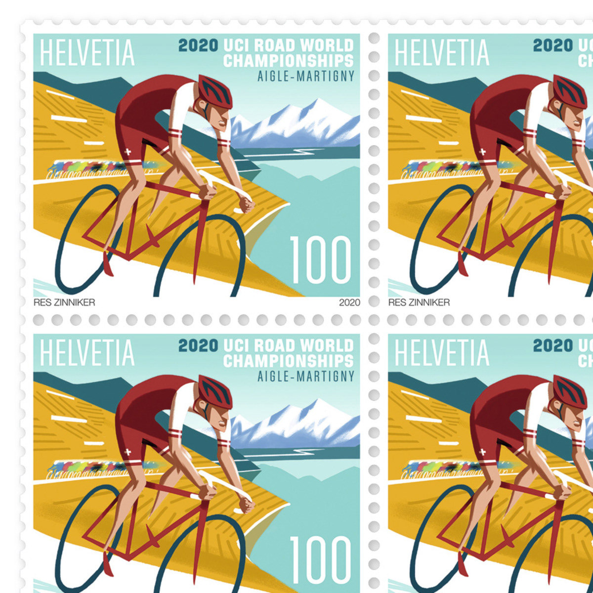 Cycling lavaux philatélie Philately stamp