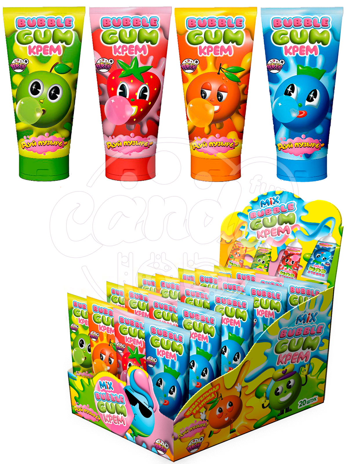 bubble gum chewing gum Packaging packaging design дизайн упаковки Character design 
