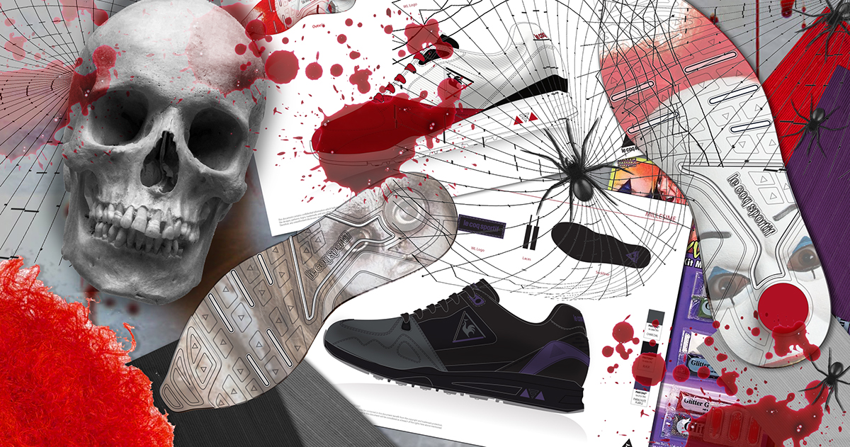 graphisme graphics LeCoqSportif photoshop footwear apparel pattern art shoes car