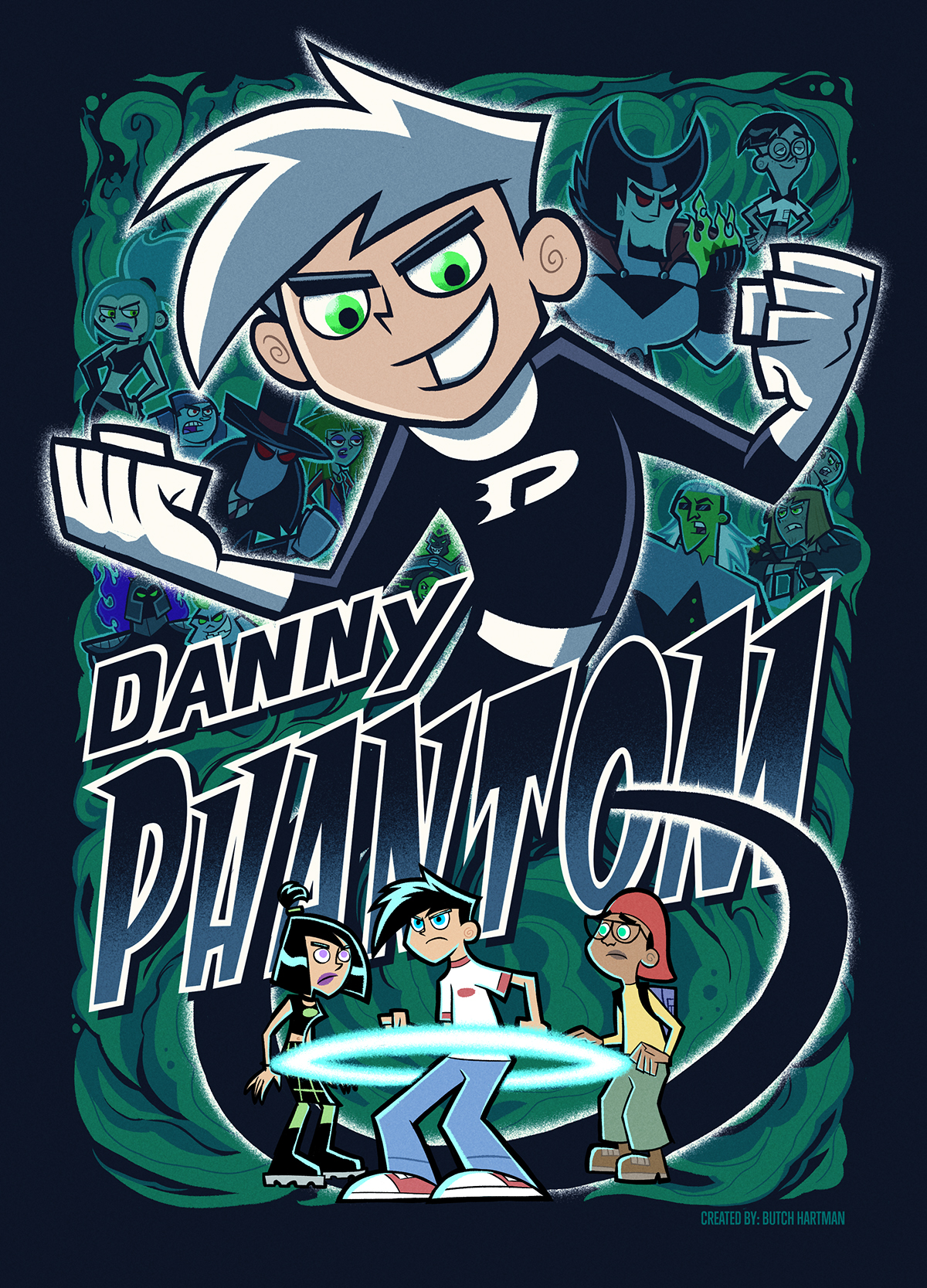 Danny Phantom Poster Illustration on Behance