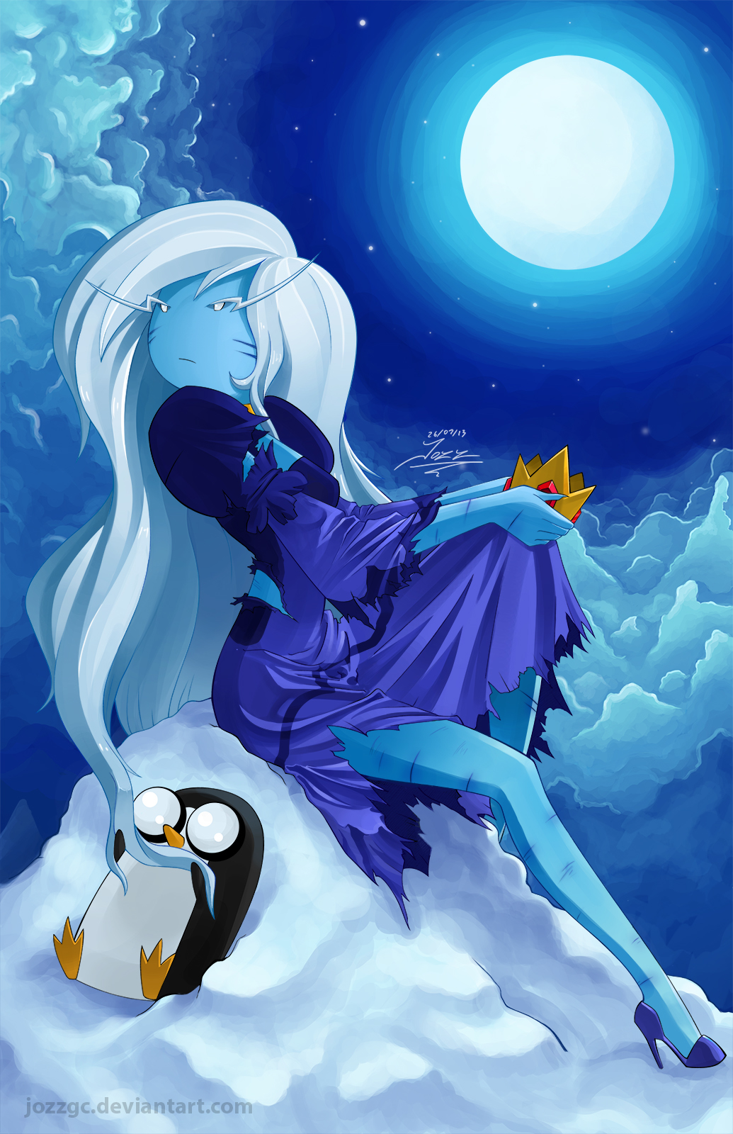 Ice queen Ice King gunter Adventure Time