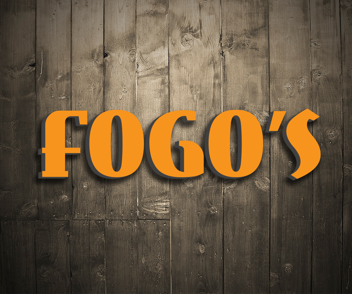 Fogo's restaurant logo Fast food menu lettering portuguese arabic cuisine magellan