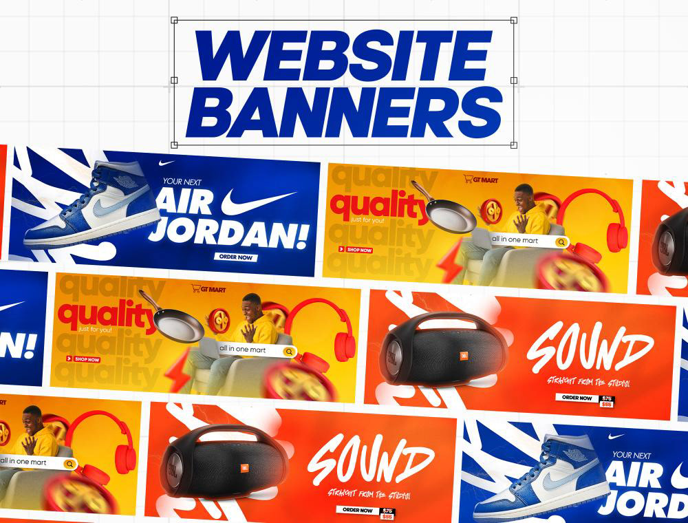 Website Banner website banners banners banner banner ads banner ad design display ads